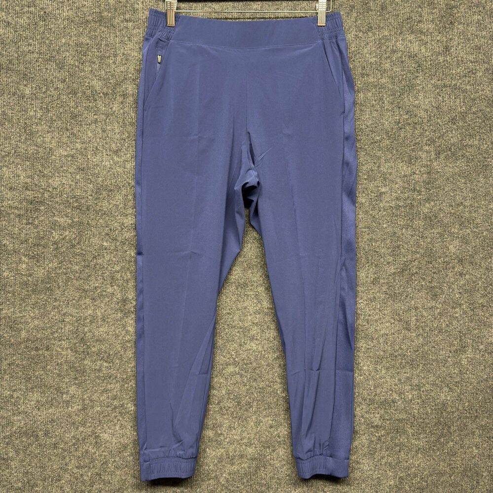 IBKUL Icefil Cooling Joggers Women 12 Periwinkle Blue UPF 50 Golf Pants Athletic